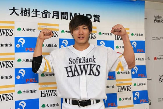 鷹・柳田悠岐、2年ぶり6度目の月間MVP　打撃7部門でトップ「体の状態良いのが1番」