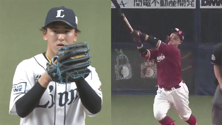 注目のルーキー・隅田知一郎投手（左）と安田悠馬選手（右）（C）パーソル パ・リーグTV