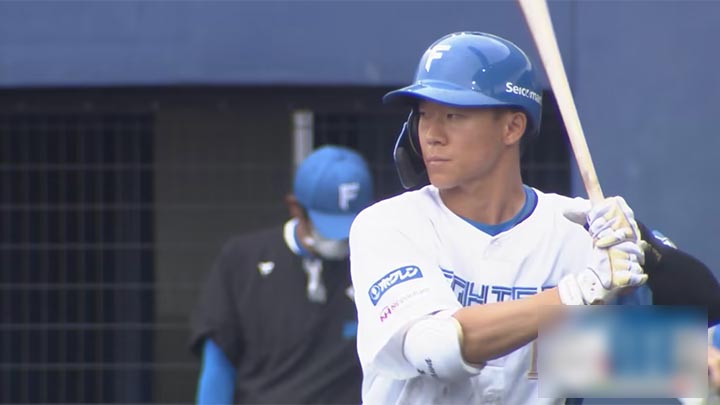 北海道日本ハムファイターズ・矢澤宏太選手（C）パーソル パ・リーグTV