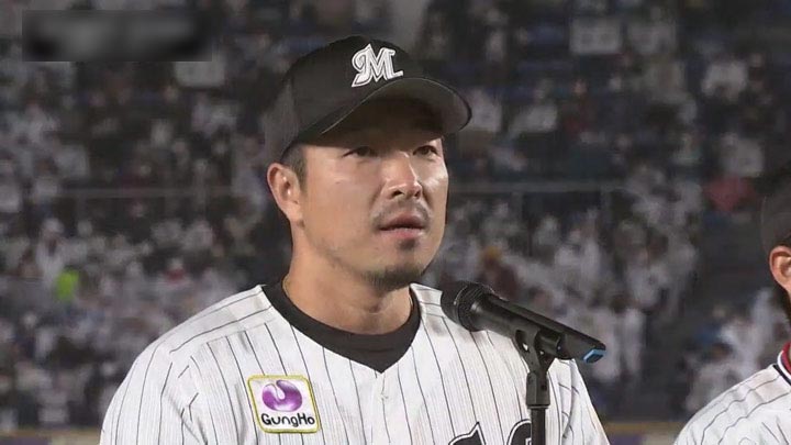 千葉ロッテマリーンズ・田中靖洋投手（C）パーソル パ・リーグTV