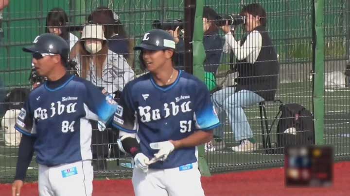 【ファーム】西川愛也が勝ち越し打。埼玉西武が延長戦を制し同一カード3連勝