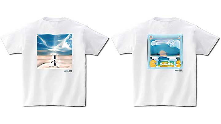 「DeepWear™」Tシャツ（左からホライズン、ポップ）4,400円（C）H.N.F.