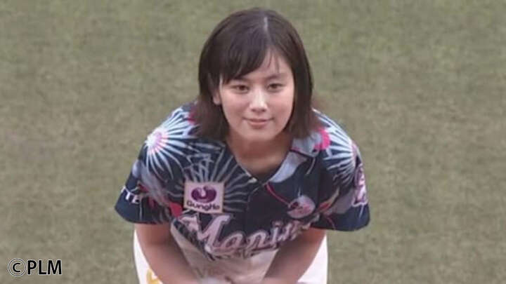 筧美和子さんが千葉ロッテ戦で始球式 ドキドキ も とても楽しかったです ニュース パ リーグ Com