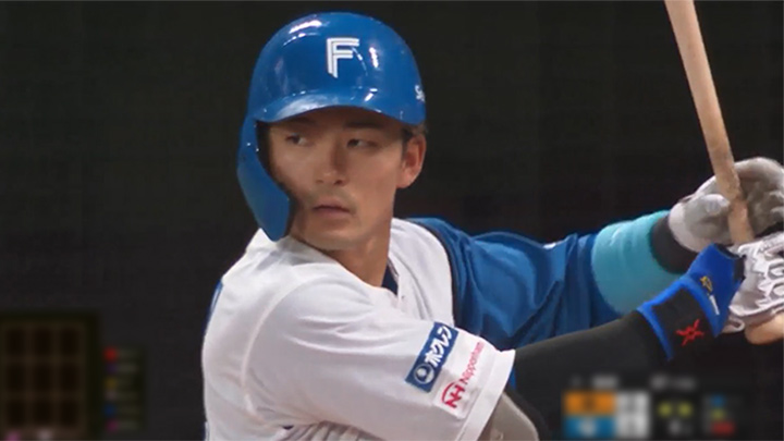 北海道日本ハムファイターズ・水野達稀選手（C）パーソル パ・リーグTV