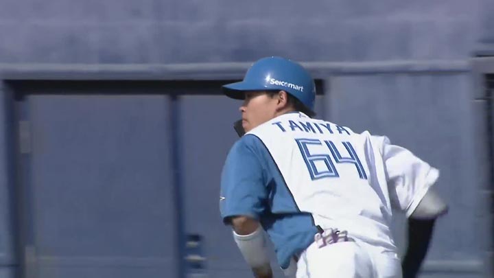 北海道日本ハムファイターズ・田宮裕涼選手（C）パーソル パ・リーグTV