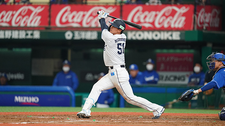 「2024年プロ野球プレシーズンマッチ」初戦！　西川愛也は先頭打者としてアピールなるか