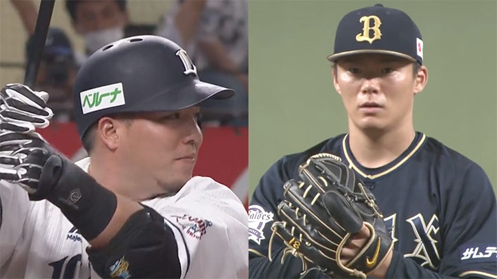 左から、山川穂高選手、山本由伸投手（C）パーソル パ・リーグTV