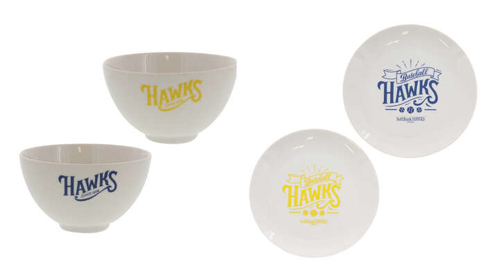 茶碗とプレート（C）SoftBank HAWKS