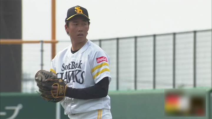福岡ソフトバンクホークス・中村亮太投手（C）パーソル パ・リーグTV