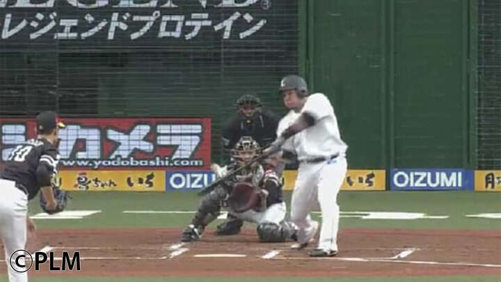 初回に41号本塁打を放った埼玉西武・山川穂高