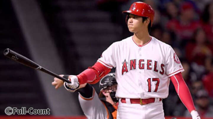 【MLB】「5番・DH」大谷翔平、第3打席は四球で満塁好機演出 チーム12点目のホーム