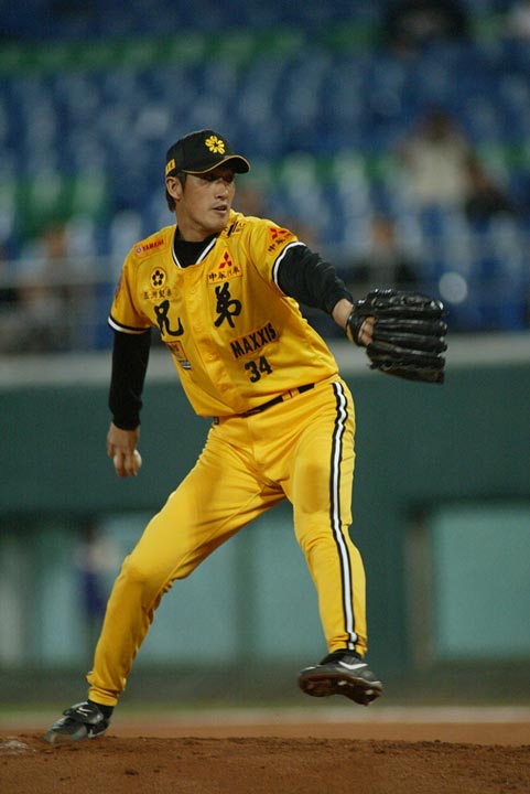 横田投手の兄弟エレファンツ時代 写真・職業棒球雑誌提供