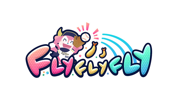 無料ゲームアプリ「FLY FLY FLY」のロゴ（C）ORIX Buffaloes