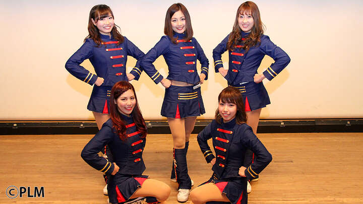 「M☆Splash!!」を卒業した(後列左から)YUMIKOさん、YURIさん、NATSUKIさん、(前列左)MAMIさん、SAKURAさん【撮影：松下雄馬】（C）PLM