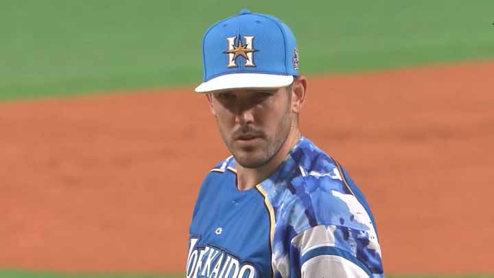 北海道日本ハムファイターズ・バーヘイゲン投手（C）パーソル パ・リーグTV