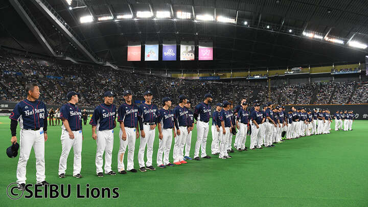 10年ぶりの優勝を決めた埼玉西武ライオンズ(写真提供：Seibu Lions)