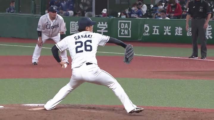 埼玉西武ライオンズ・佐々木健投手（C）パーソル パ・リーグTV