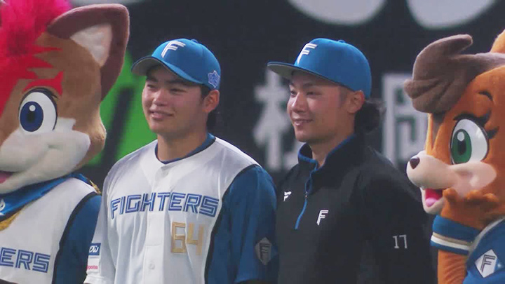田宮裕涼選手（左）、伊藤大海投手（右）（C）パーソル パ・リーグTV