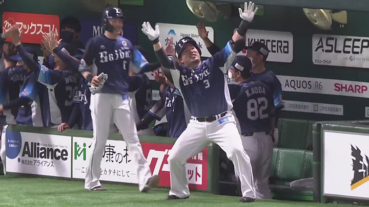 【速報】全3カードで2日連続の「初回本塁打」。山川穂高は2試合連続の今季8号