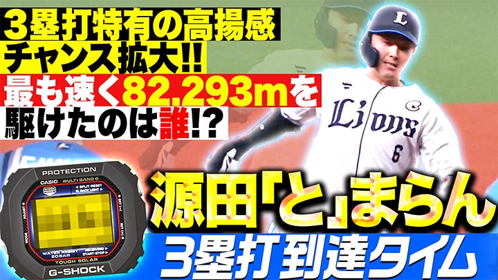 シーズン前半戦のロングラン最速は誰か？　三塁打到達時間TOP5