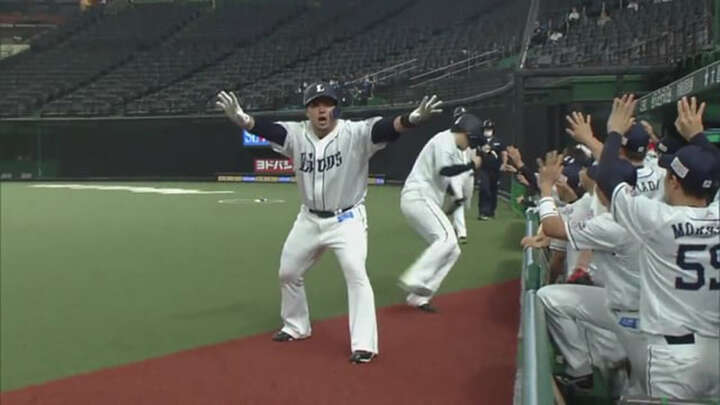山川穂高が3試合連続本塁打。先発の與座海人も6回途中2失点と好投した埼玉西武が勝利