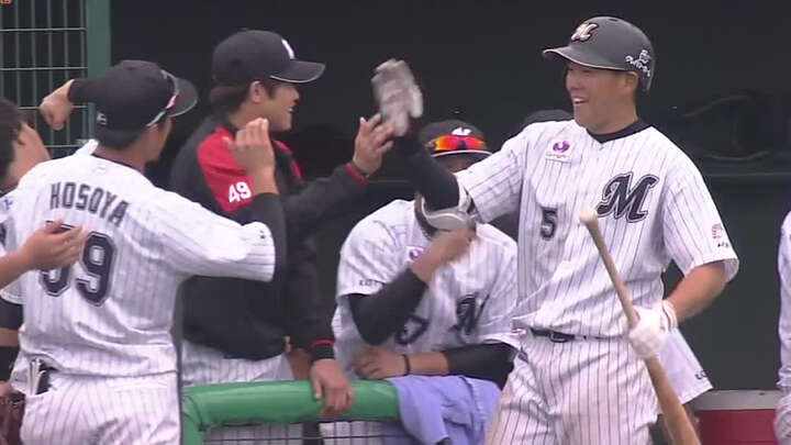 千葉ロッテが6本塁打22得点で台湾王者を圧倒　今季初の対外試合に大勝