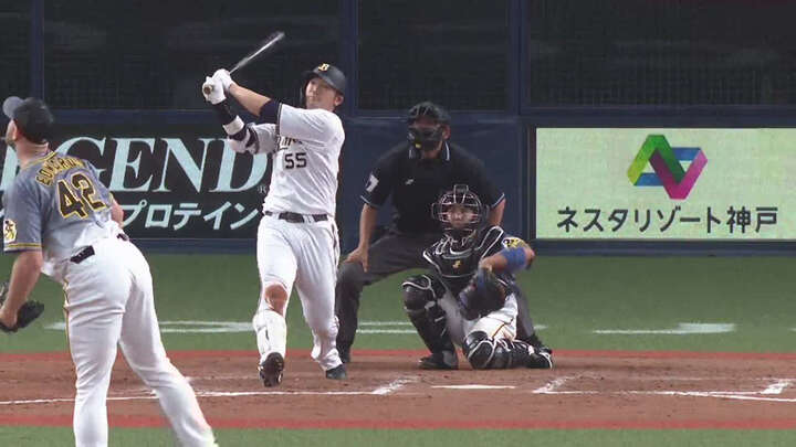 T-岡田が超特大本塁打、中川圭太が4安打。山岡泰輔も好投したがオリックス対阪神は引き分けに