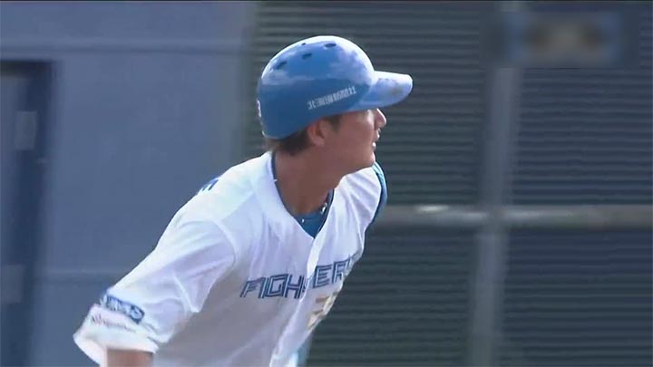北海道日本ハムファイターズ・渡邉諒選手（C）パーソル パ・リーグTV