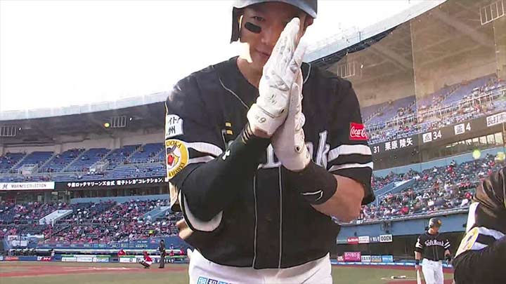柳田悠岐が2本塁打を放ちリーグトップに躍り出る。武田翔太が4勝目を飾った鷹が快勝