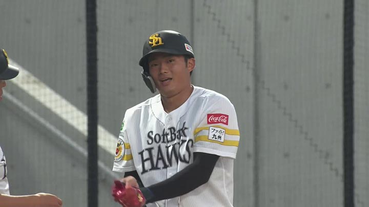 福岡ソフトバンクホークス・生海選手（C）パーソル パ・リーグTV