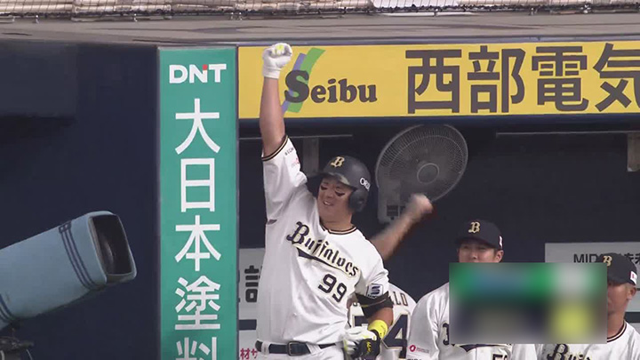 杉本裕太郎が今季初本塁打 「久しぶりに打球を上げることができてよかったです！」