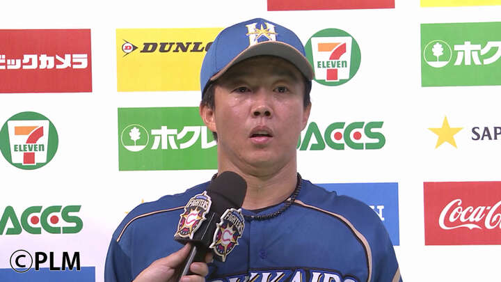 震災後初の本拠地での試合。北海道日本ハム・鶴岡選手が語ったこと